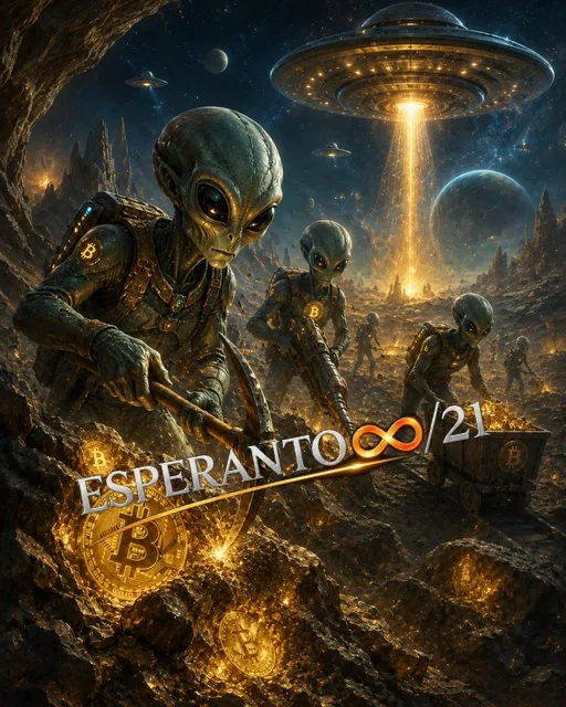 Aliens mining Bitcoin