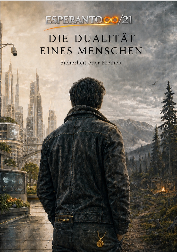 Frontcover des Buchprojekts Die Dualität eines Menschen – Sicherheit oder Freiheit